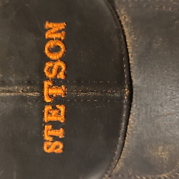 Stetson Baseball Cap, Adjustable, Leather Looking Matetial, Western, Brown - Picture 2 of 13